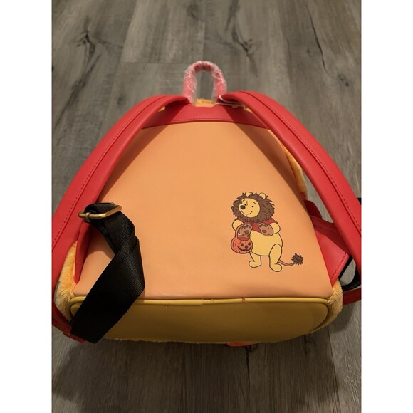 LOUNGEFLY Disney Winnie Pooh HALOWEEN Lion Costume Plush Cosplay Mini Backpack main image 4